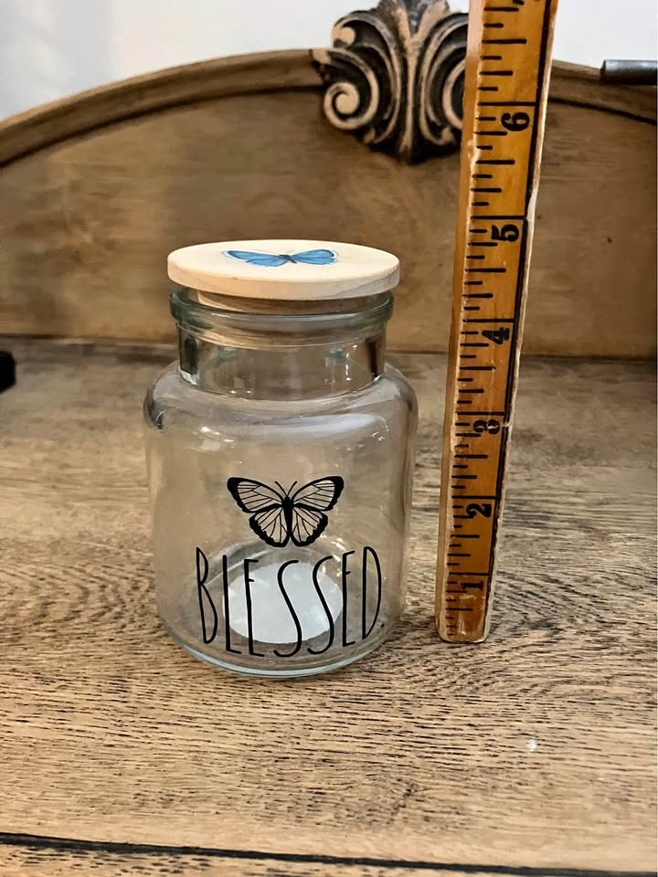 Rae Dunn Bath Jar - Blessed