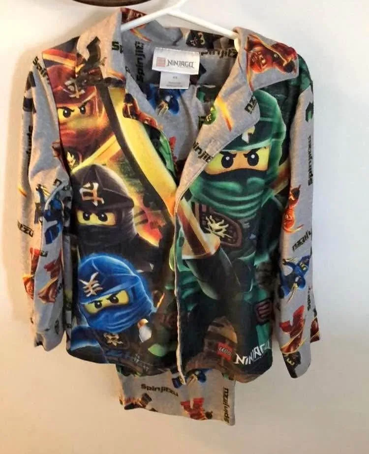 Boys Lego Ninjago Flannel Pajamas - Size 4/5