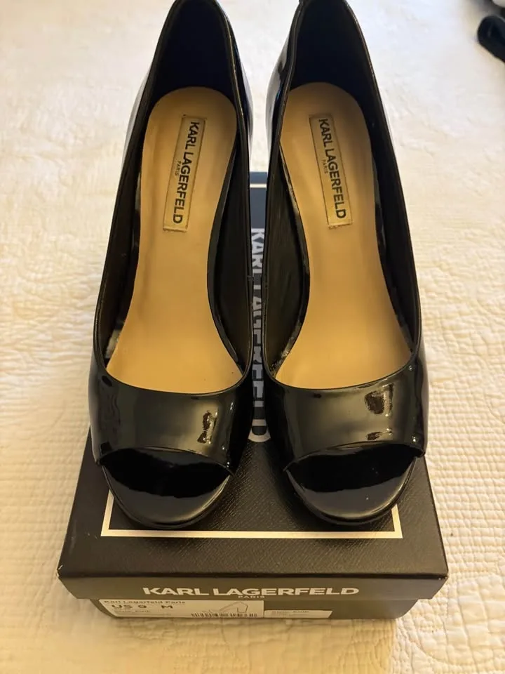 Karl Lagerfeld Paris Patent Pearl Shoe image indicator(2)