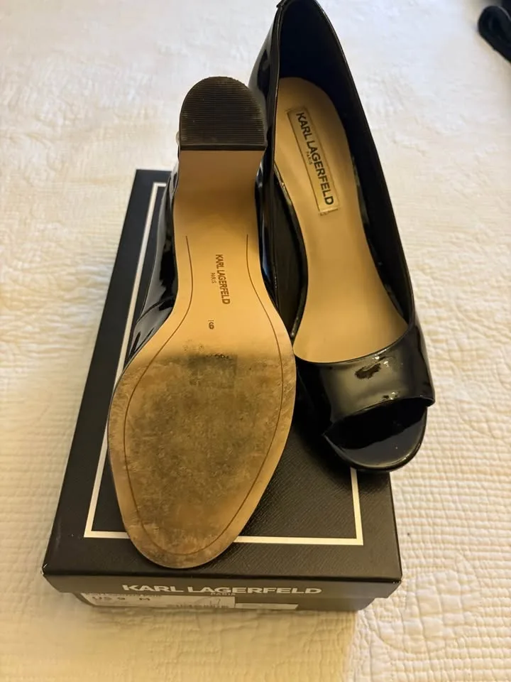 Karl Lagerfeld Paris Patent Pearl Shoe image indicator(4)