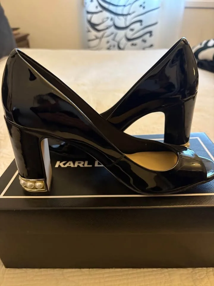 Karl Lagerfeld Paris Patent Pearl Shoe image indicator(6)