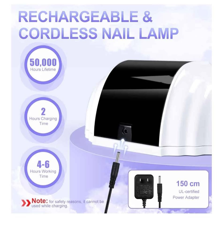 NXJ INFILILA Cordless Nail Lamp - photo 3