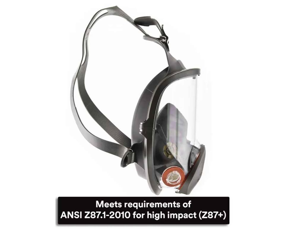 3M Full Facepiece Respirator 6800 NIOSH Large Lens - photo 3