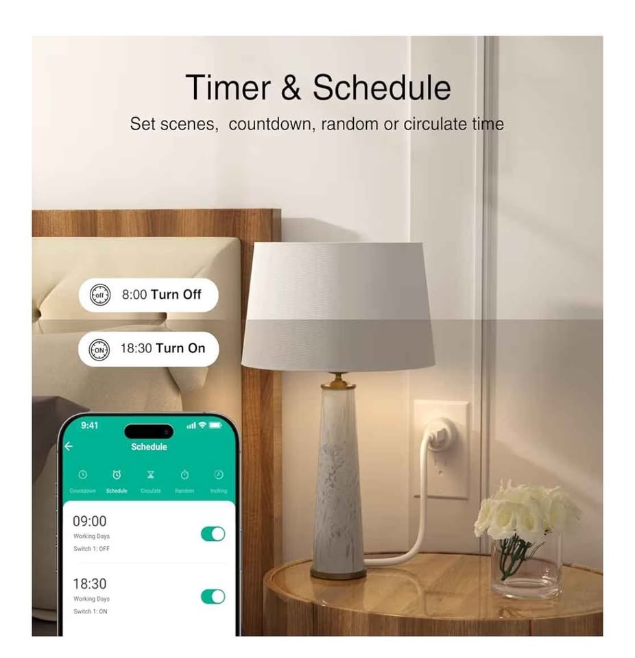 GHome Smart Plug, WiFi Smart Plugs Work with Alexa... - photo 4