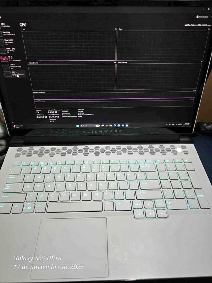 Alienware M17 R3- Core i9- RTX 2080 Super Read Description ‼️