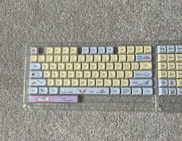 Ice Cream & Dessert Keycaps Set - Custom Mechanical Keyboard image indicator(2)