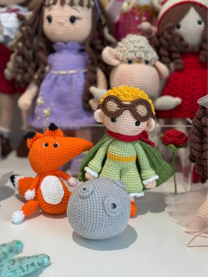 100% handmade crochet dolls-anti allergy cotton yarn image indicator(4)