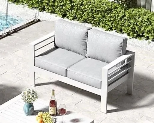 LayinSun Aluminum Loveseat
