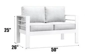 LayinSun Aluminum Loveseat image indicator(2)