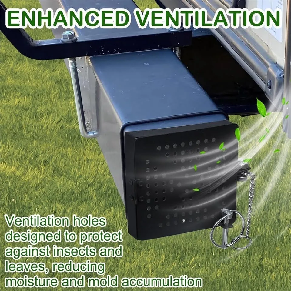 METAL RV BUMPER END CAPS 2PK 4" STOP LOSING HOSES image indicator(3)