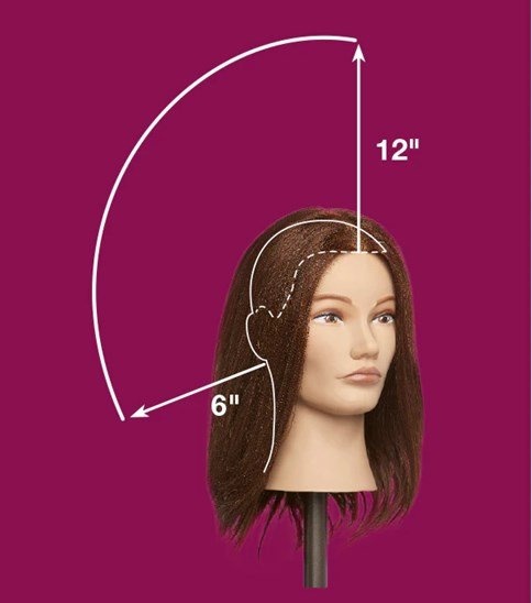 PIVOT POINT MANNEQUIN NADINE HEADS MED MEDIUM HEAD SIZE - photo 2