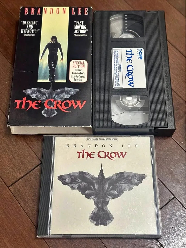 The Crow VHS and CD soundtrack