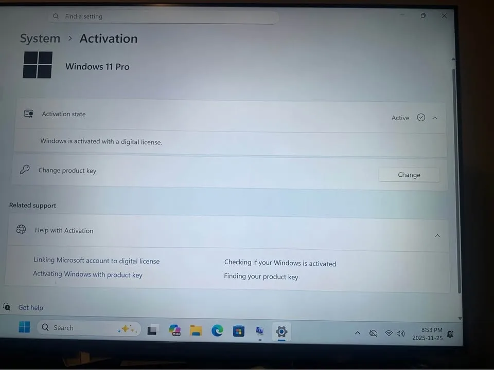 Intel i7 NUC desktop PC Windows 11 image indicator(8)