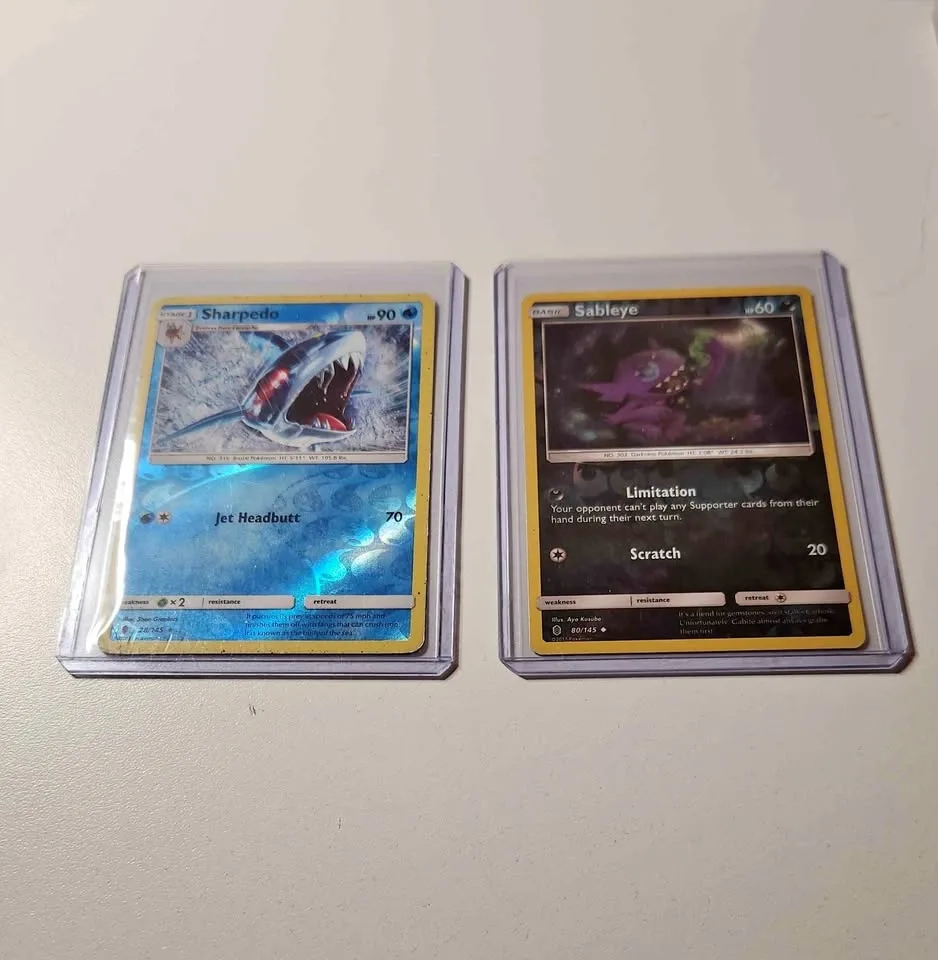 Pokémon Reverse Holo Duo – Played Condition – 2 Cards