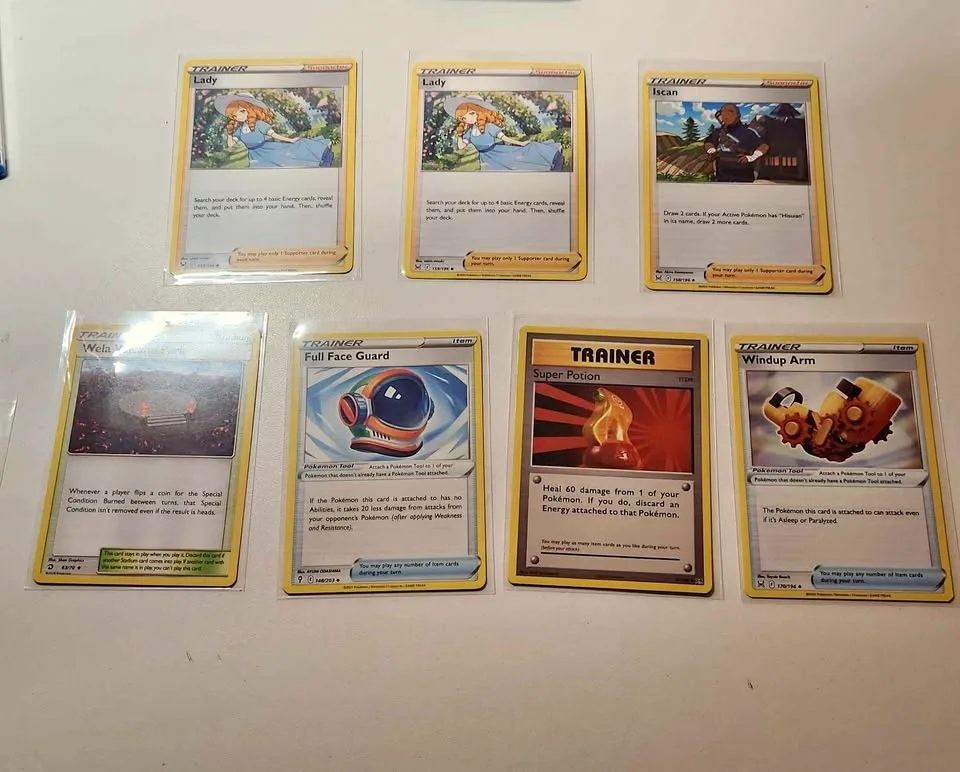 Pokémon Trainer Bundle – Supporters + Items – 7 Cards