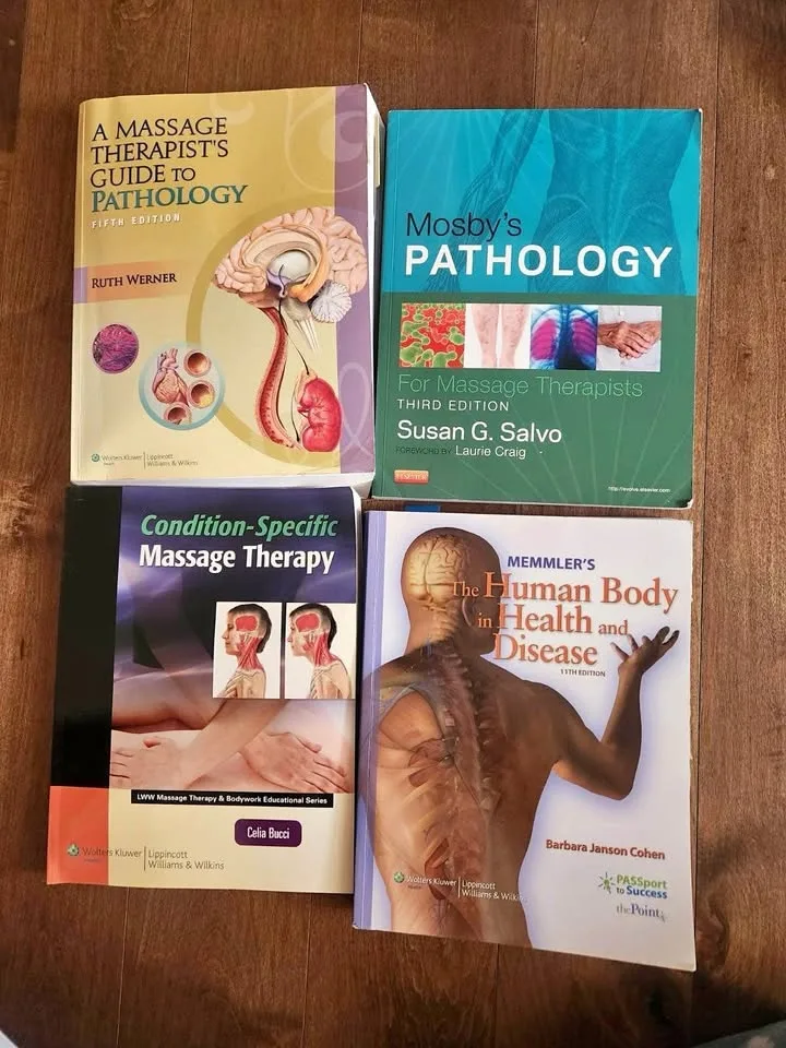 Massage therapy textbooks (pathology)
