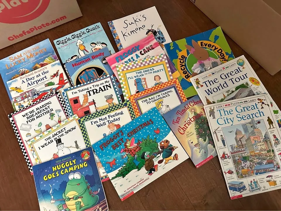 Various kids books