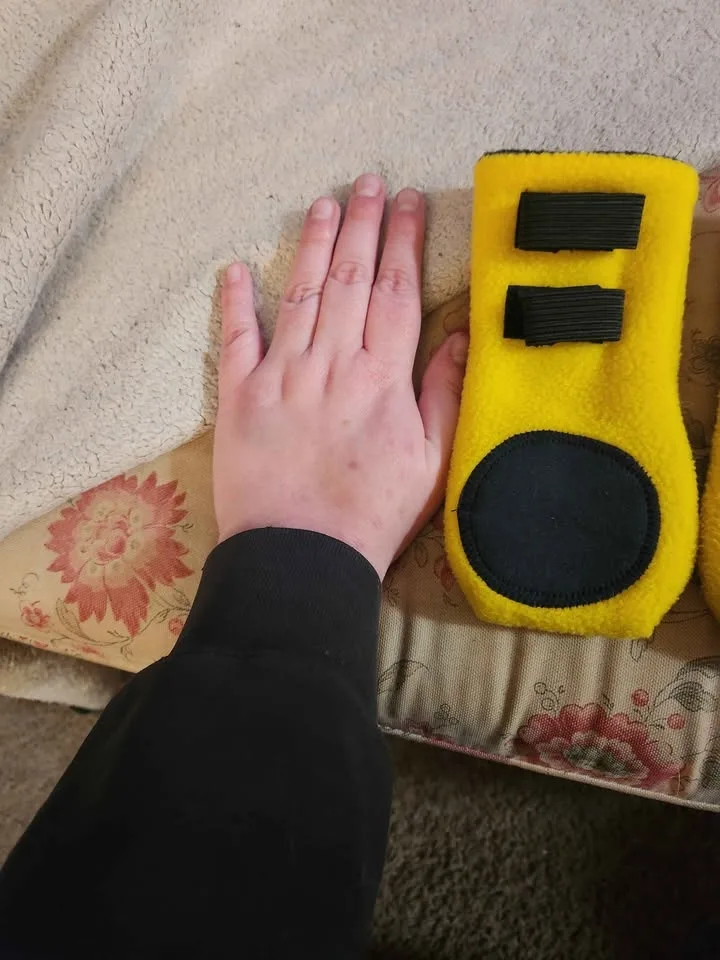 Dog booties for a larger dog image indicator(2)