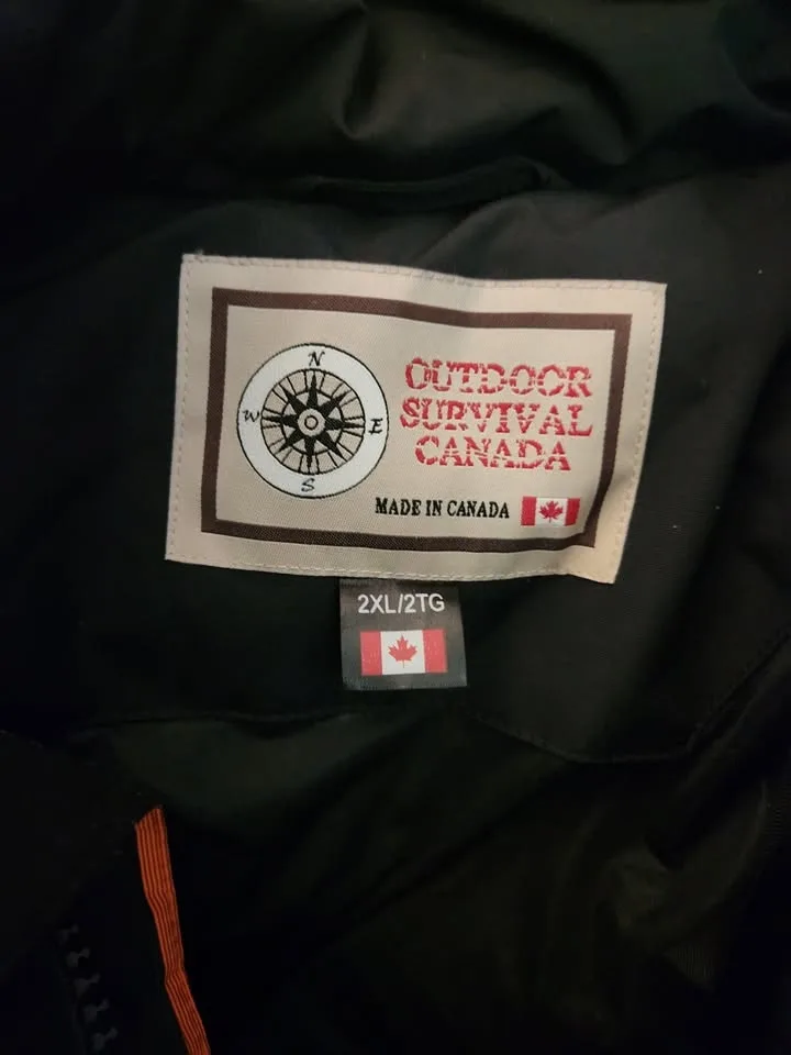 OSC Massak Goose Down Jacket Unisex 2XL Black image indicator(2)