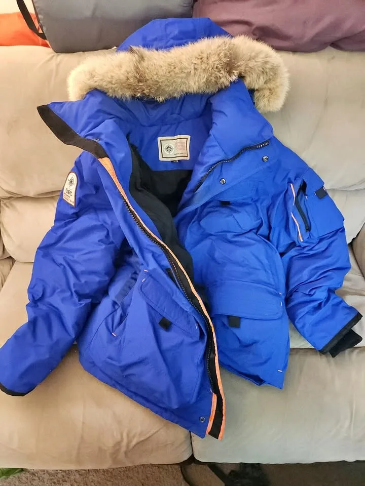 OSC Atka Goose Down Jacket Unisex XL Blue