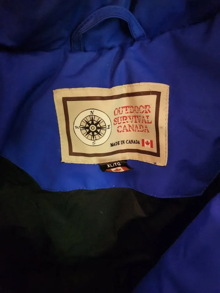 OSC Atka Goose Down Jacket Unisex XL Blue image indicator(2)