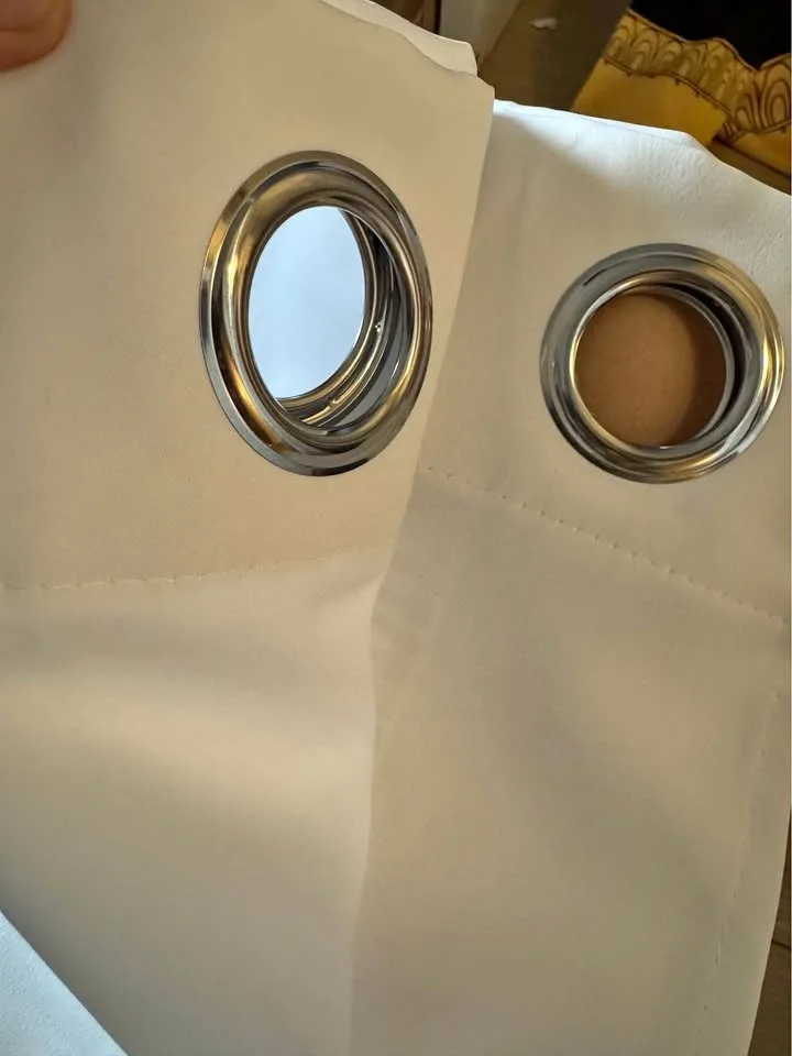 White Window Valance Curtain W52 x L36, 1 Pc, Pure White