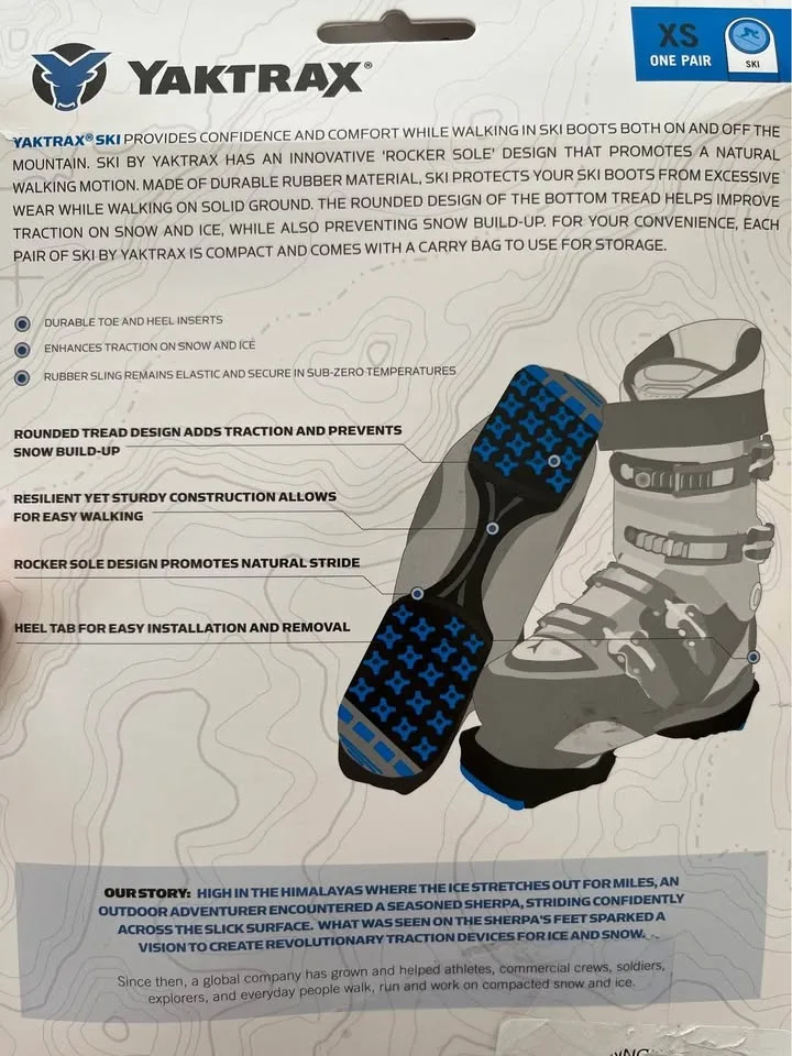 XS Ski boots traction cleats image indicator(4)