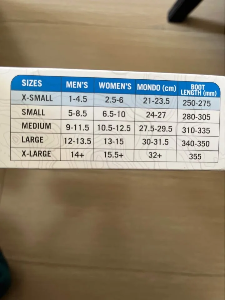 XS Ski boots traction cleats image indicator(5)