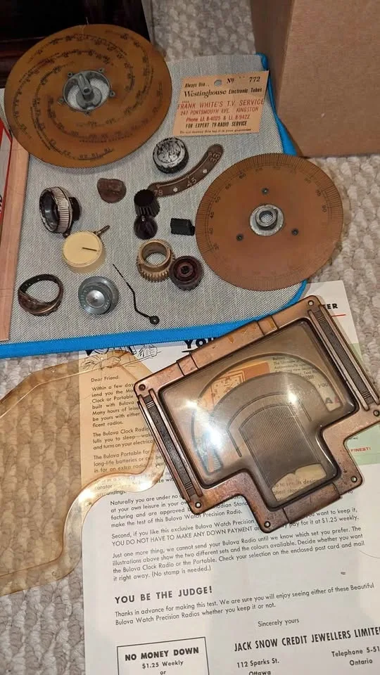 Vintage 1940s–50s Radio Parts Lot