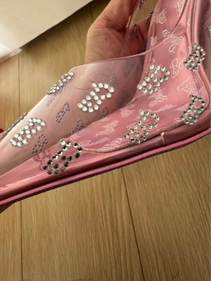 Barbie x Aldo light pink heels size 9 image indicator(5)