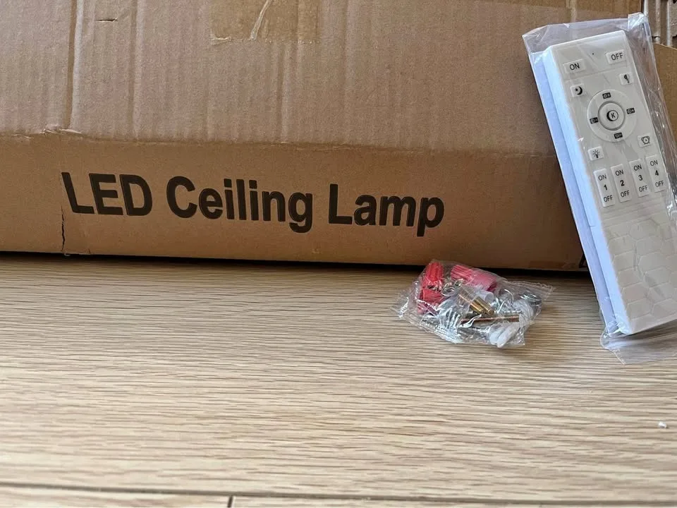 *NEW* LED ceiling lamp (white and gold)