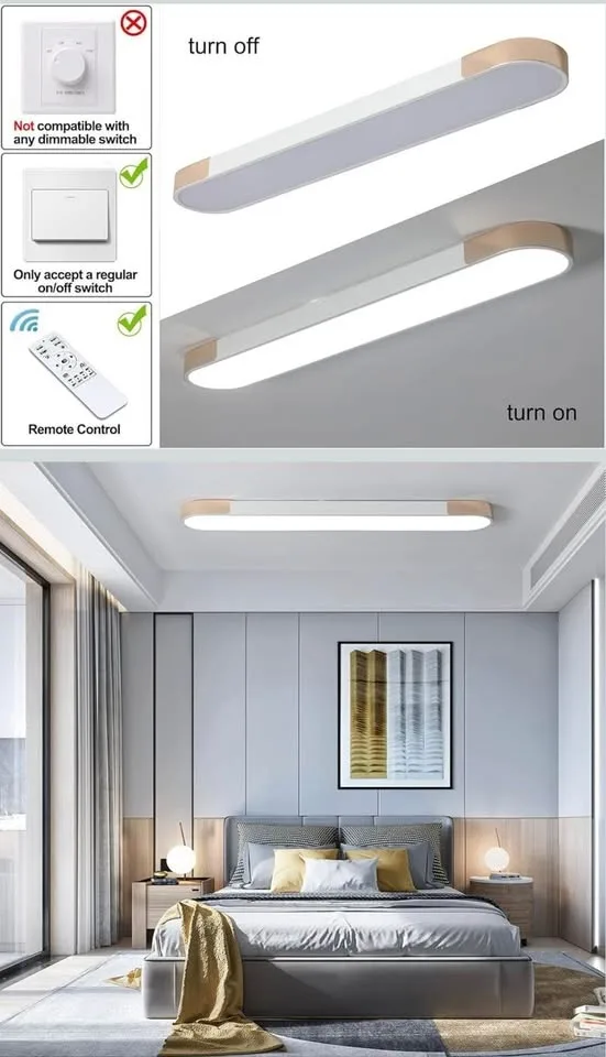 *NEW* LED ceiling lamp (white and gold) image indicator(6)