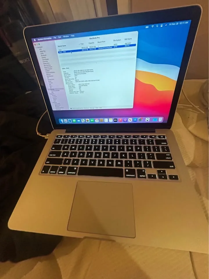 2014 MacBook Pro – 512GB SSD – Works Perfectly – Needs New Batte image indicator(2)