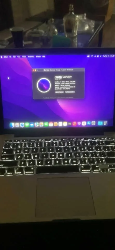 2015 MacBook Pro - 256GB - Runs MacOS - Monterey