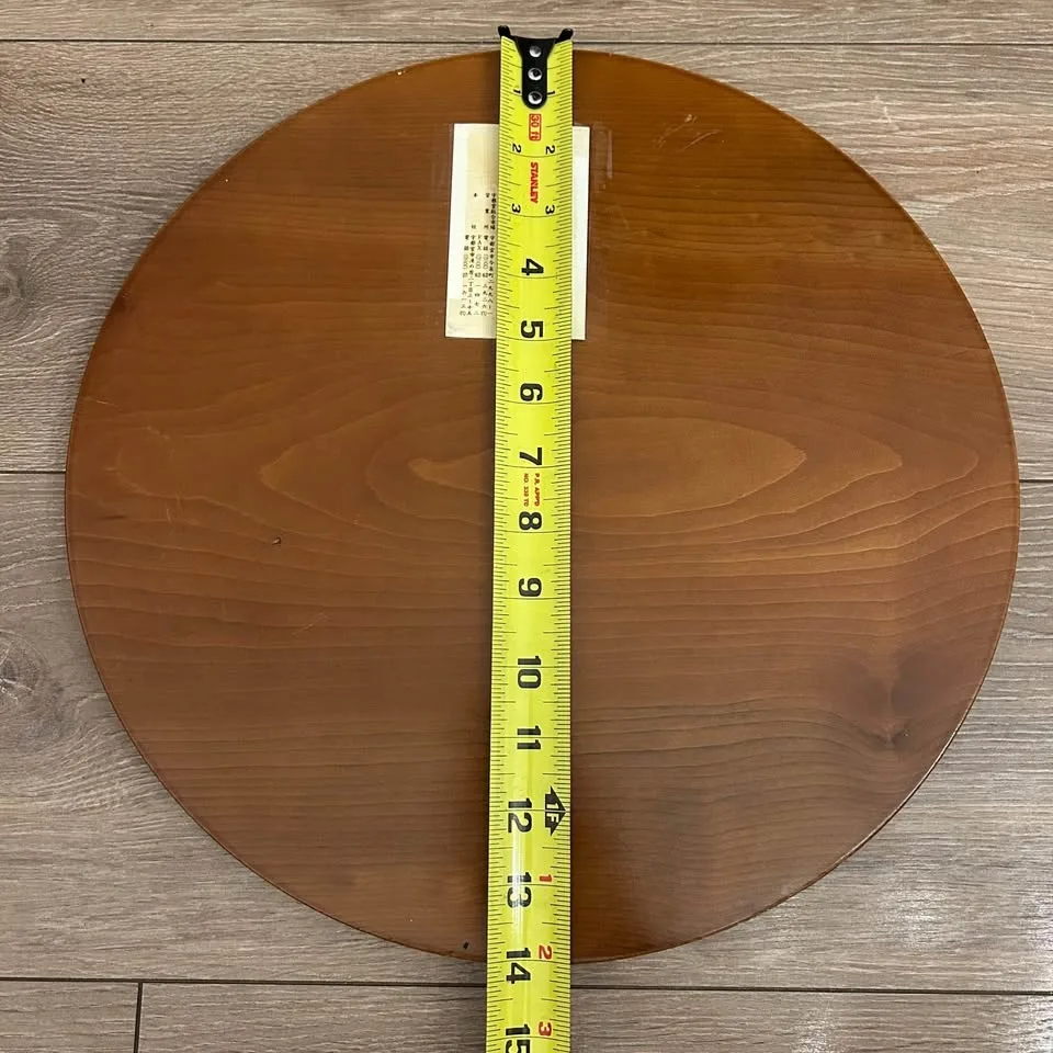 Vintage Japanese Hand-Carved Wooden Wall Plate image indicator(9)