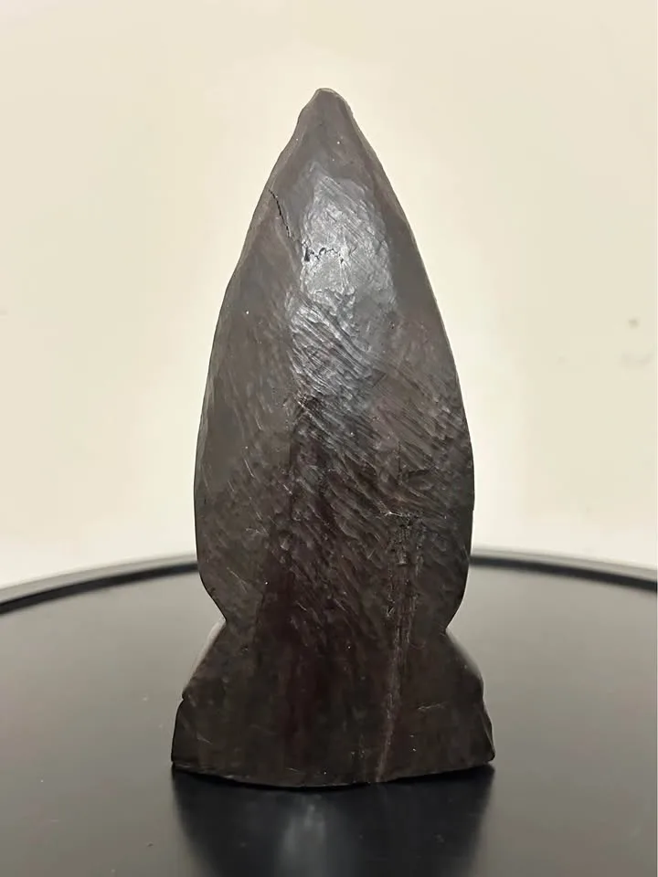 Hand-Carved Nativity Figurine – Solid Wood – Vintage Folk Art 6, image indicator(5)