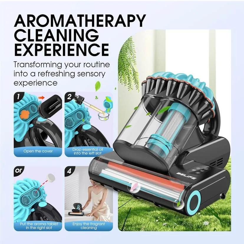 Belife M8 Mattress Vacuum Cleaner Handheld Vacuum image indicator(8)