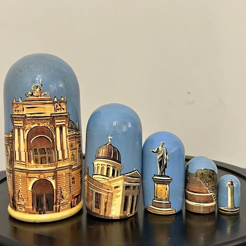 Collectible Hand-Painted Odessa Nesting Dolls
