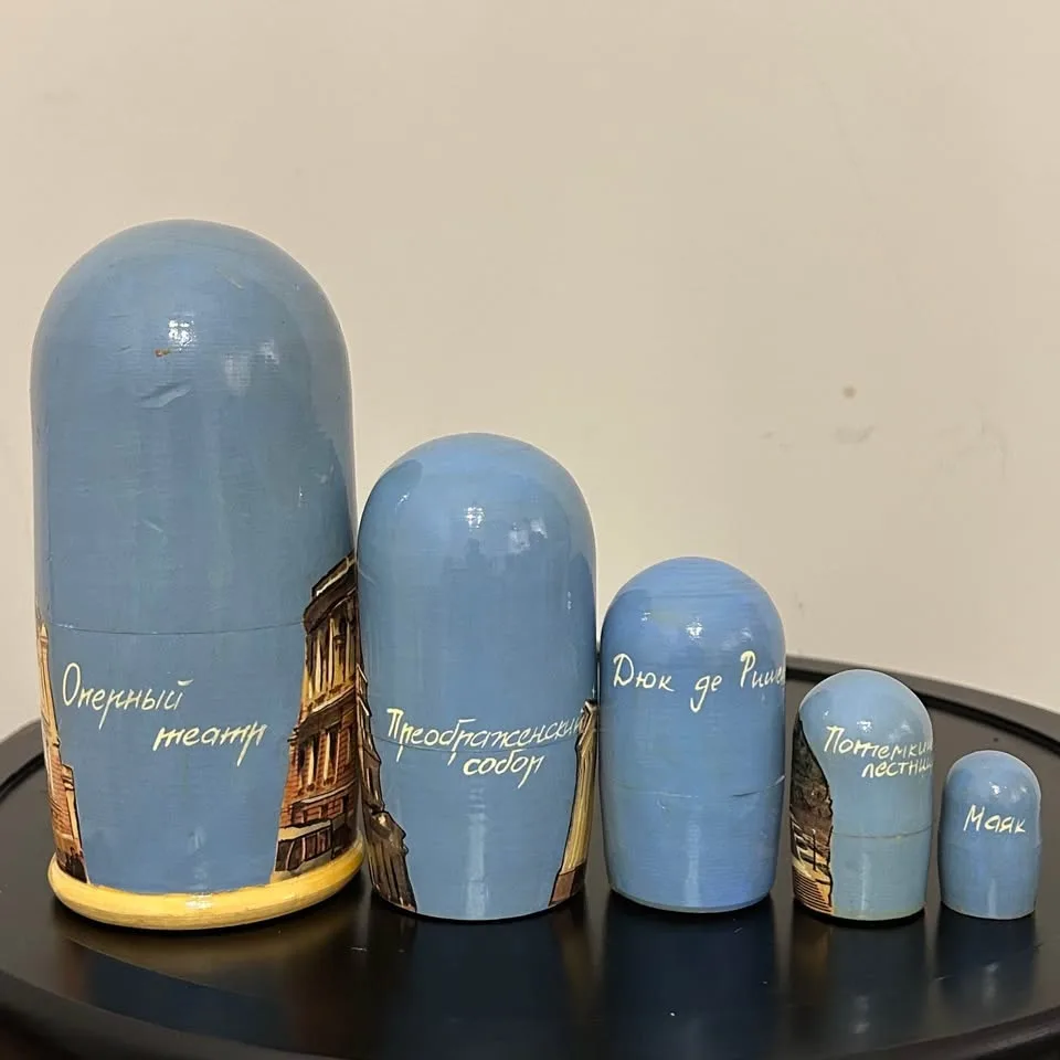 Collectible Hand-Painted Odessa Nesting Dolls image indicator(2)