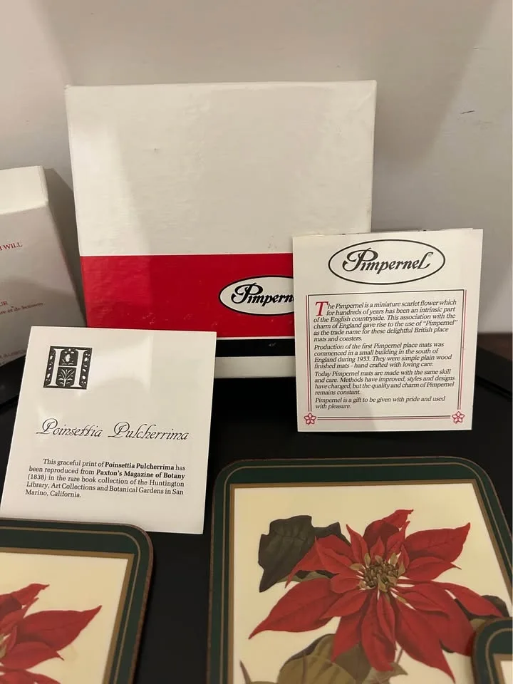 Vintage Pimpernel Coaster Set of 5 image indicator(2)