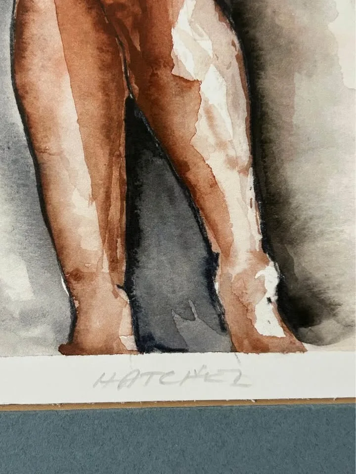 Framed Signed Art Print “Hatched” image indicator(5)