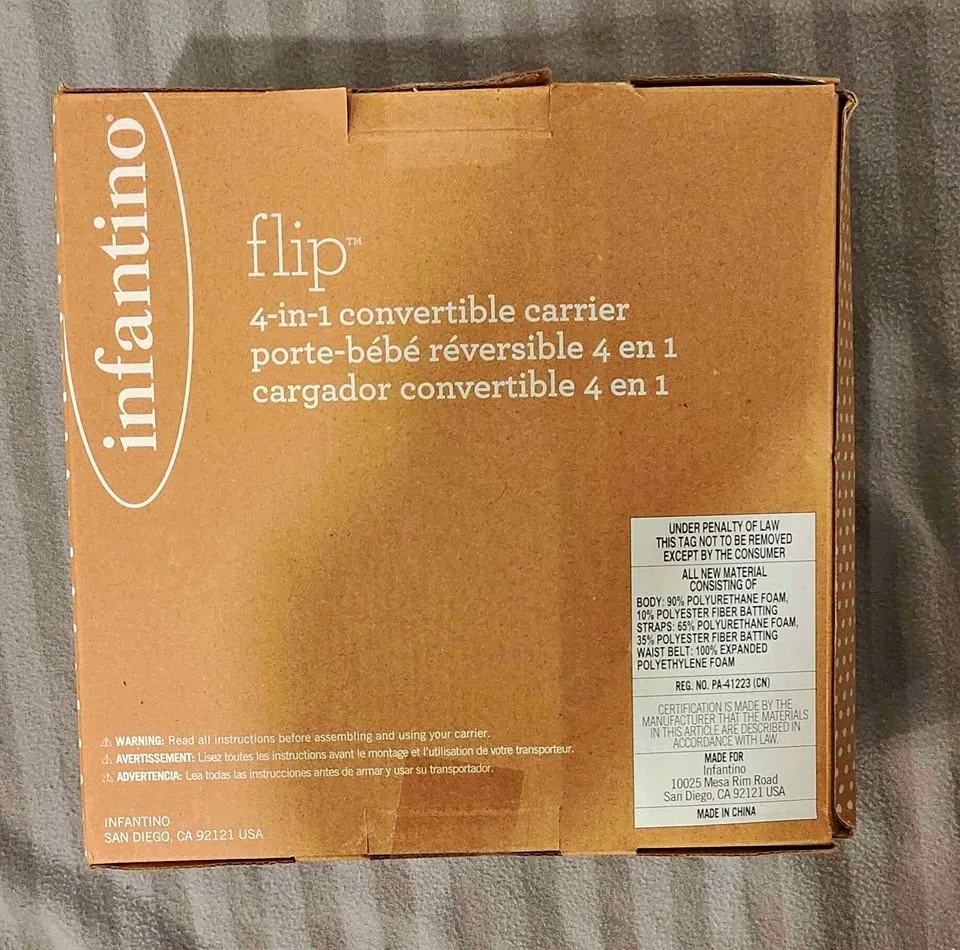 Infantino Flip 4-in-1 Convertible Baby Carrier