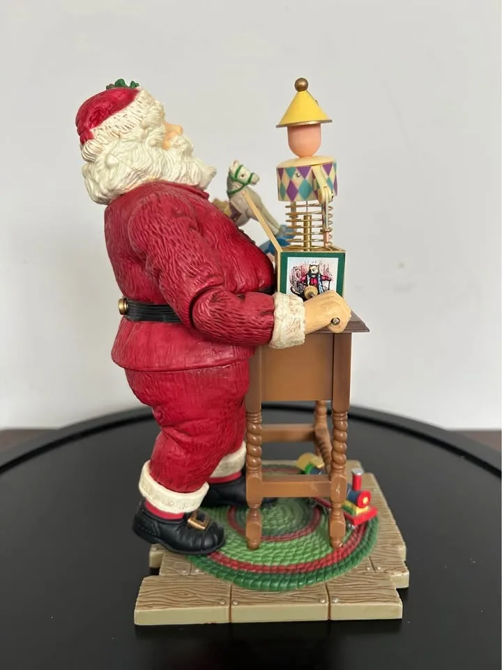 Collectible Enesco Musical Santa Figurine image indicator(4)