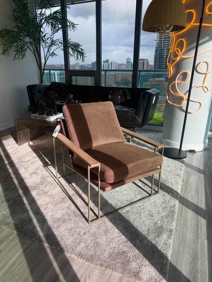 (NEW WITH TAGS) Modern Brown Living Room Chair ($399 in store) - photo 5