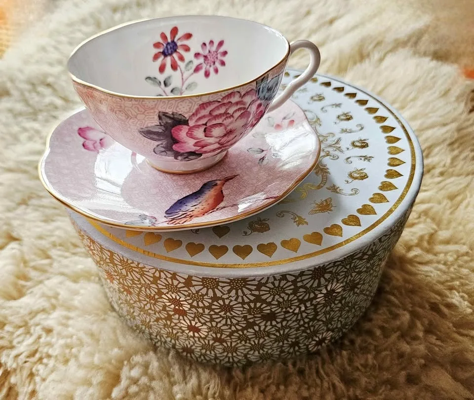 BNIB Wedgwood Cuckoo Teacup and Saucer Set