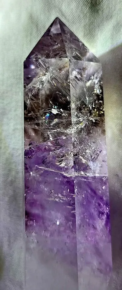 Phantom Amethyst Double Terminated Crystals thumbnail