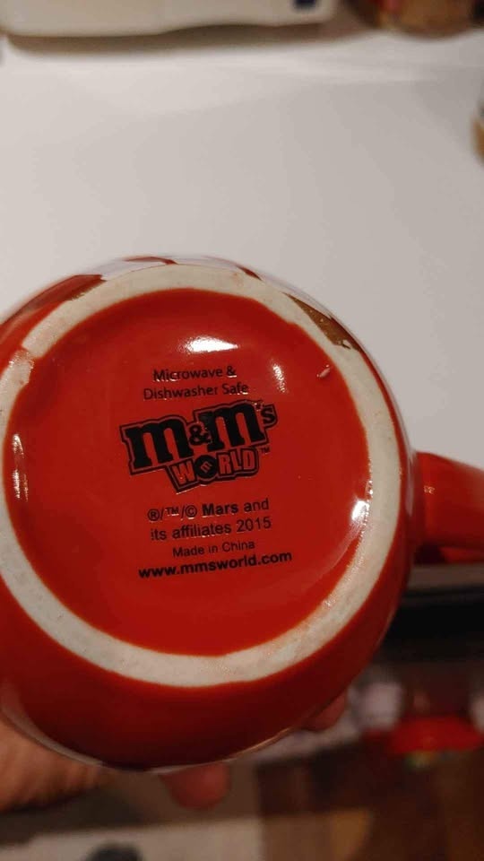 Like new M&M's world Mug red - photo 3