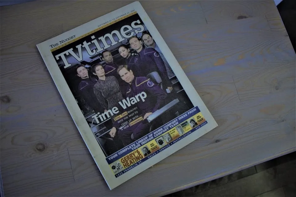 North Bay Nugget STAR TREK ENTERPRISE Sept 2001 - MINT