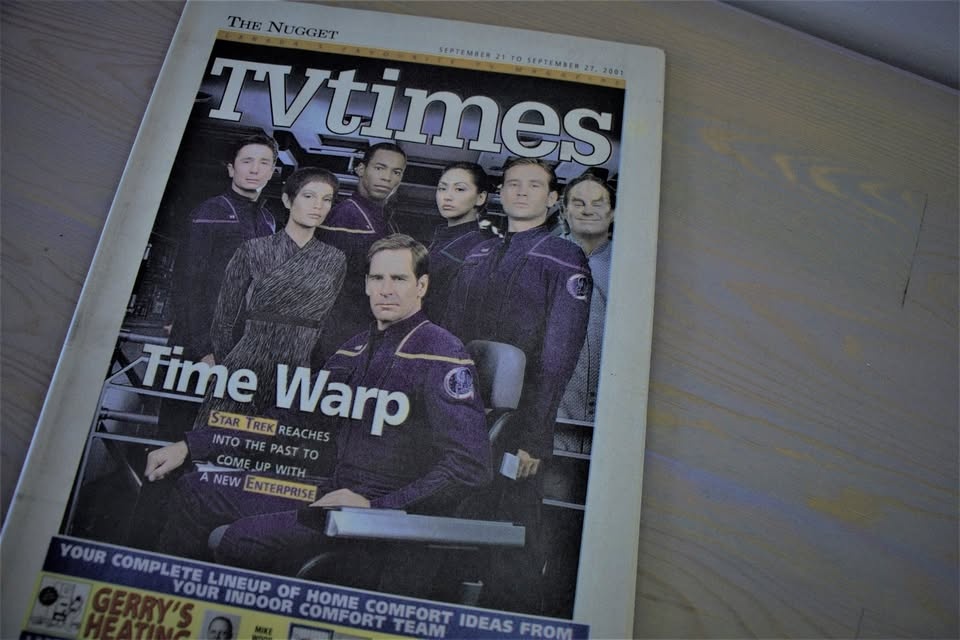 North Bay Nugget STAR TREK ENTERPRISE Sept 2001 - MINT - photo 2