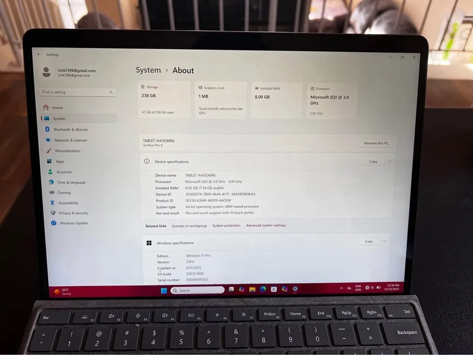 Microsoft Surface Pro X image indicator(3)